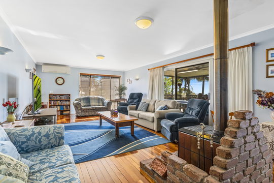 Lounge room looks ready to sell after staging